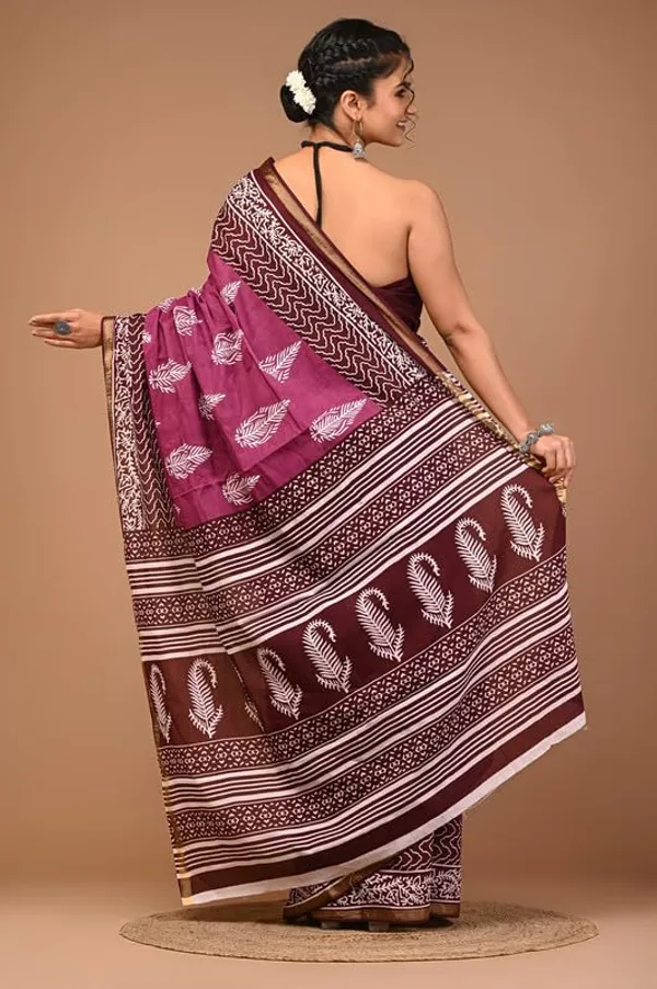 Cotton_Block_Prints_Saree_For_Women