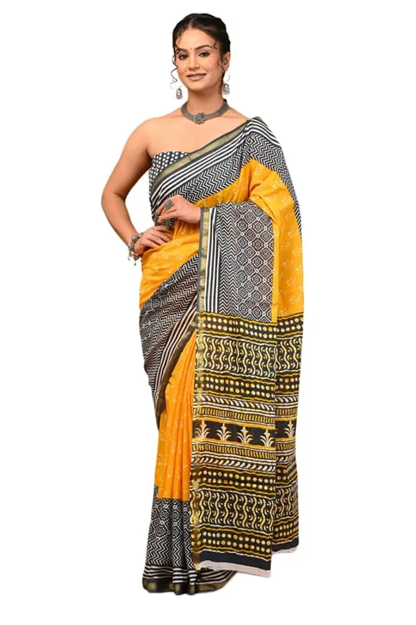 Cotton_Block_Prints_Saree_For_Women