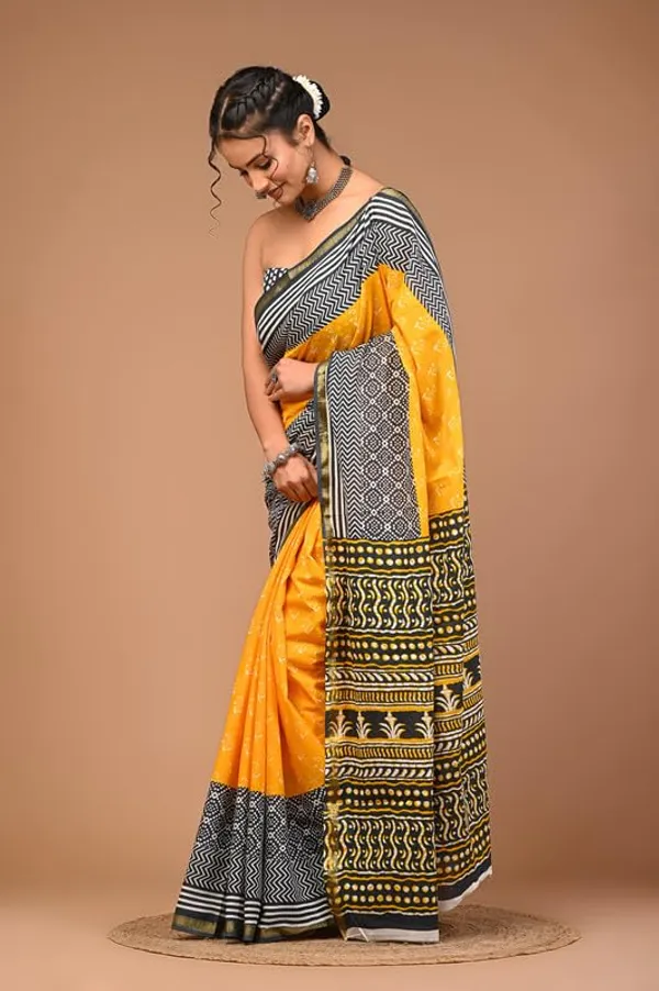 Cotton_Block_Prints_Saree_For_Women