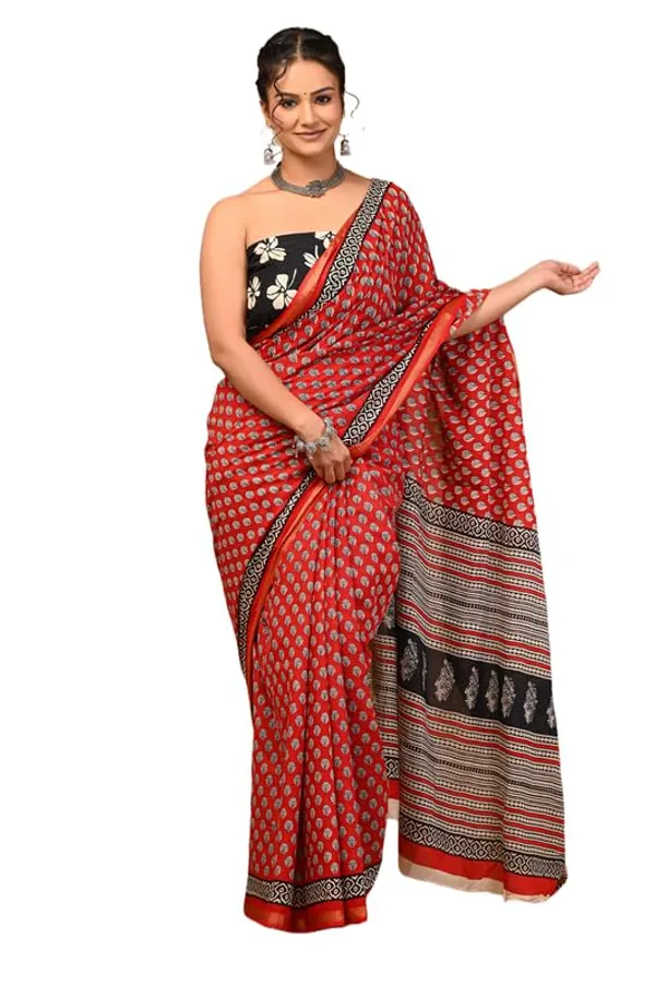Cotton_Block_Prints_Saree_For_Women