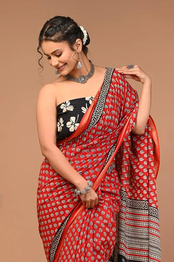 Cotton_Block_Prints_Saree_For_Women