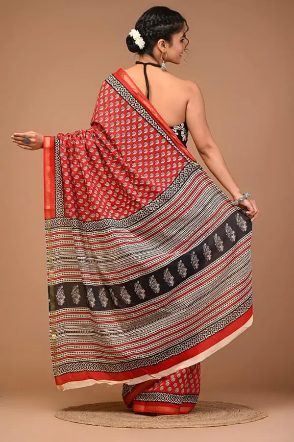 Cotton_Block_Prints_Saree_For_Women