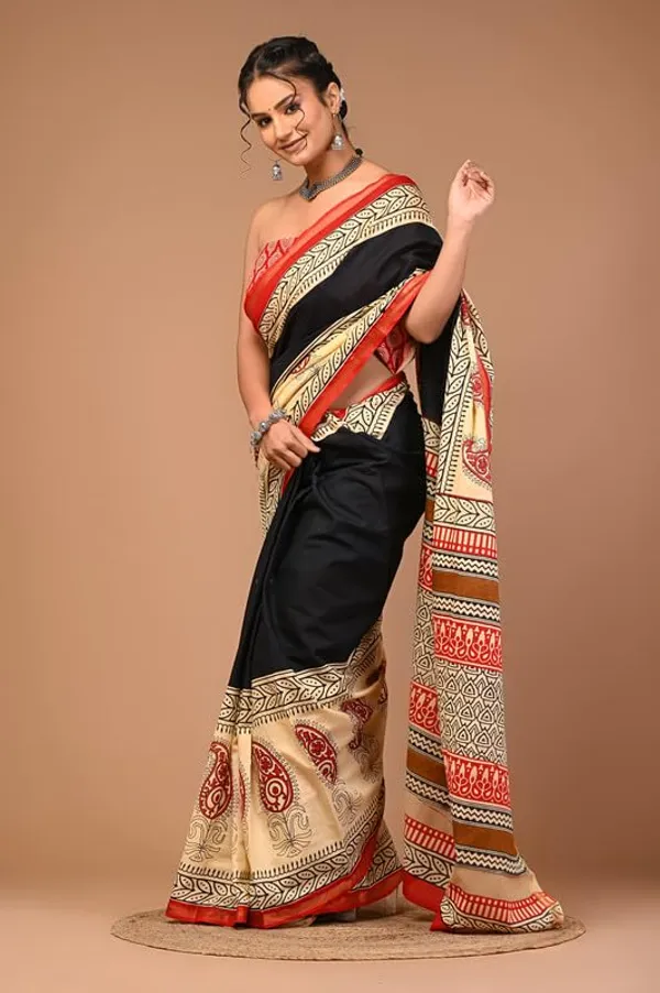 Cotton_Block_Prints_Saree_For_Women