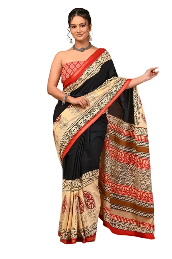 Cotton_Block_Prints_Saree_For_Women