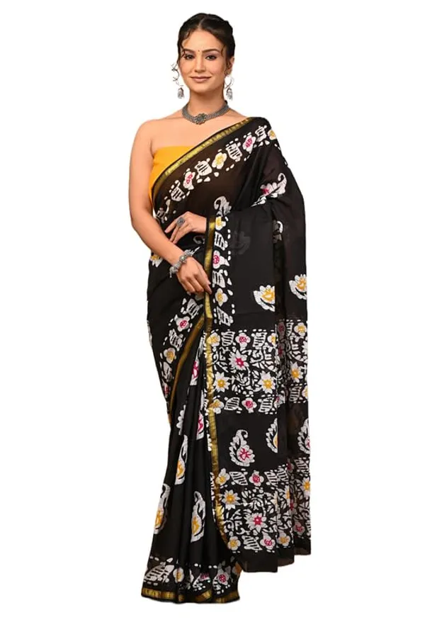 Cotton_Block_Prints_Saree_For_Women