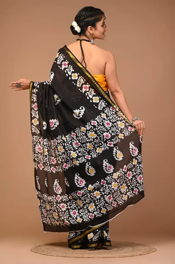 Cotton_Block_Prints_Saree_For_Women