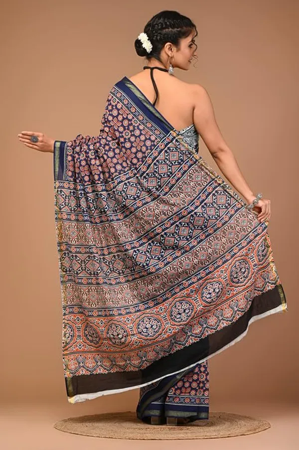 Cotton_Block_Prints_Saree_For_Women