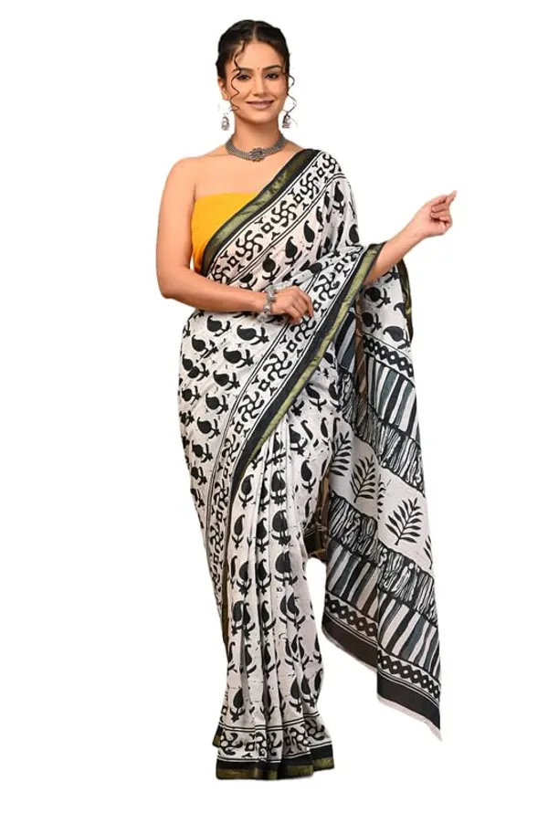 Cotton_Block_Prints_Saree_For_Women