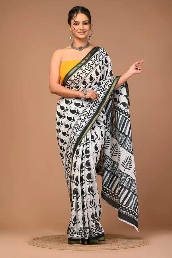Cotton_Block_Prints_Saree_For_Women