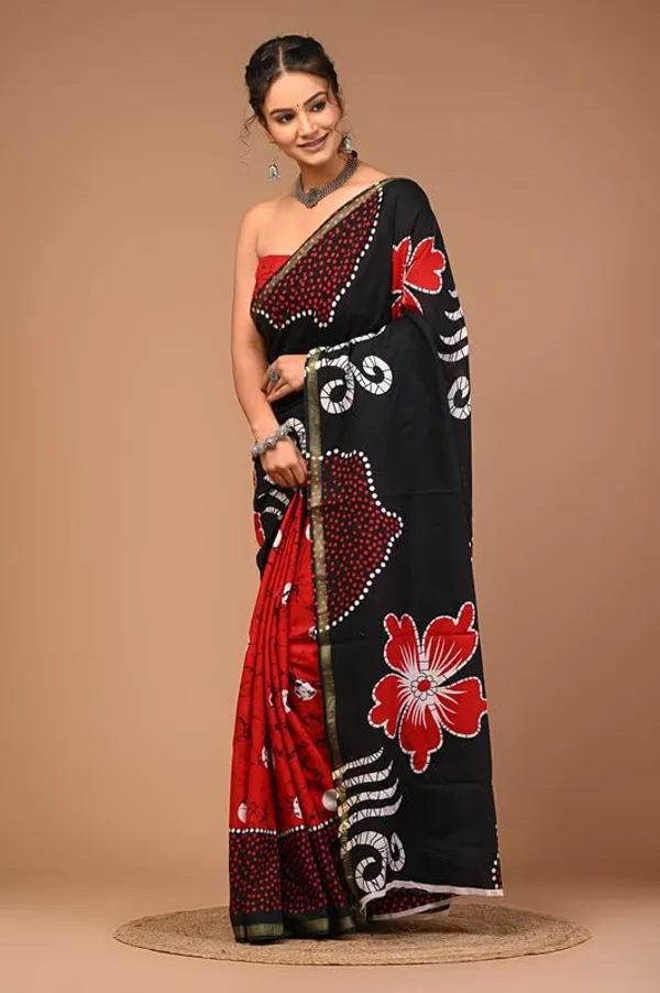 Cotton_Block_Prints_Saree_For_Women