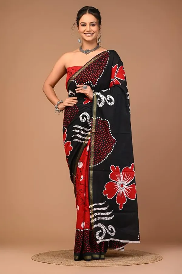 Cotton_Block_Prints_Saree_For_Women