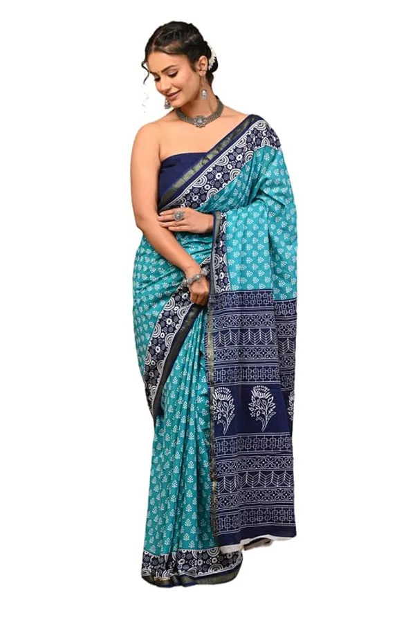 Cotton_Block_Prints_Saree_For_Women