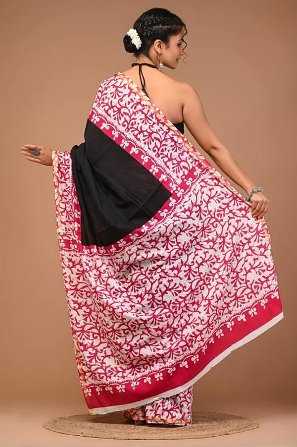 Cotton_Block_Prints_Saree_For_Women