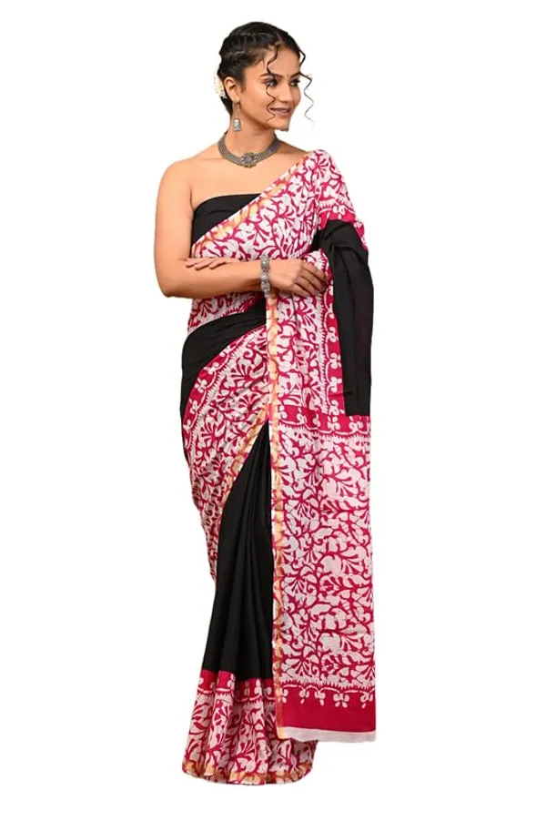 Cotton_Block_Prints_Saree_For_Women