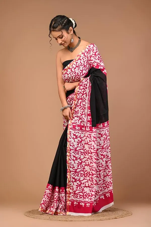 Cotton_Block_Prints_Saree_For_Women