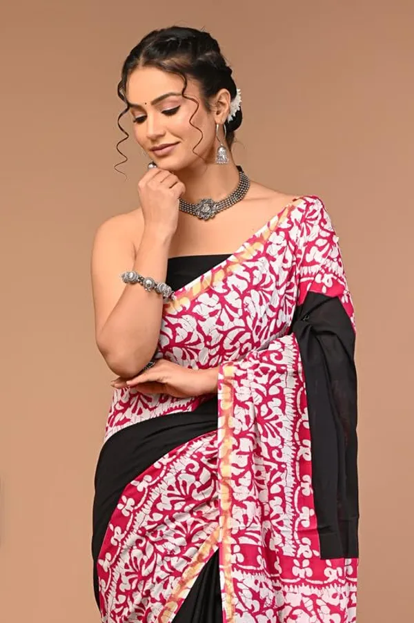 Cotton_Block_Prints_Saree_For_Women