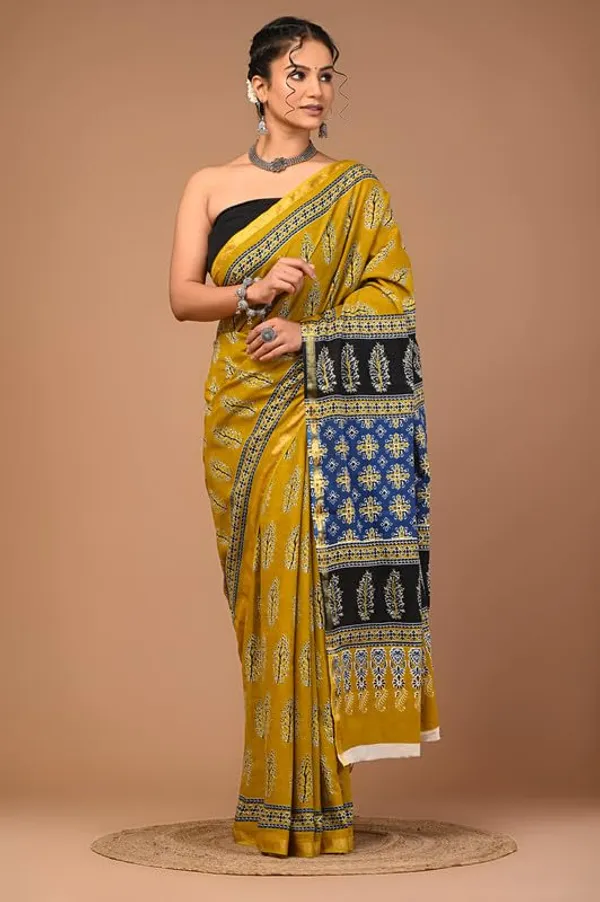 Cotton_Block_Prints_Saree_For_Women