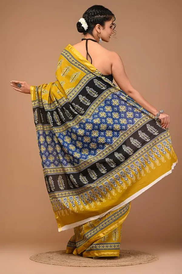 Cotton_Block_Prints_Saree_For_Women