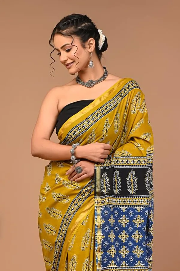 Cotton_Block_Prints_Saree_For_Women