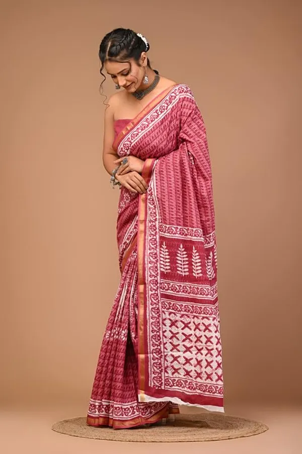 Cotton_Block_Prints_Saree_For_Women