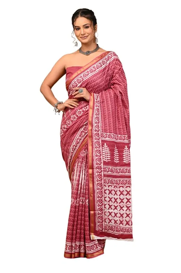 Cotton_Block_Prints_Saree_For_Women