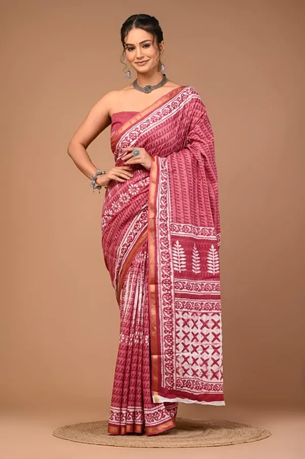 Cotton_Block_Prints_Saree_For_Women
