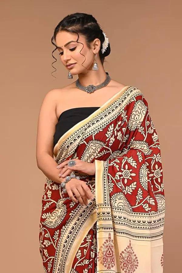 Cotton_Block_Prints_Saree_For_Women