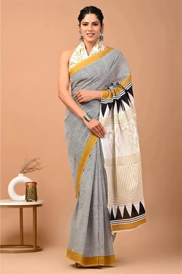 Cotton_Block_Prints_Saree_For_Women