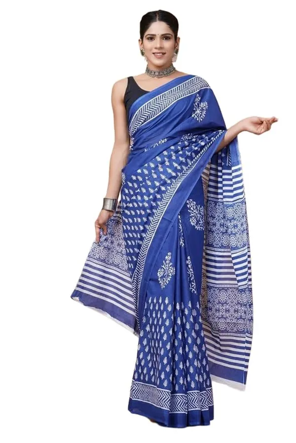 Cotton_Block_Prints_Saree_For_Women