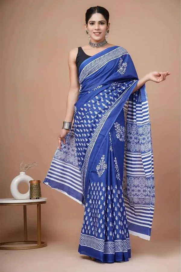 Cotton_Block_Prints_Saree_For_Women