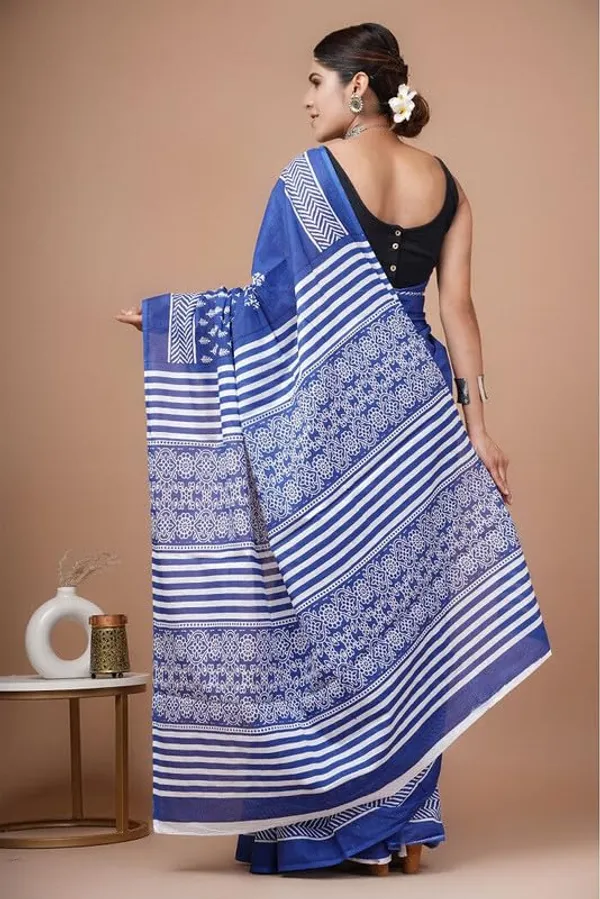 Cotton_Block_Prints_Saree_For_Women