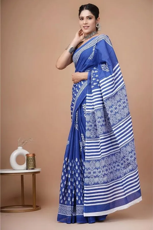 Cotton_Block_Prints_Saree_For_Women
