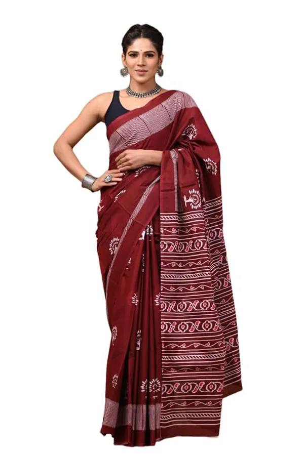 Cotton_Block_Prints_Saree_For_Women