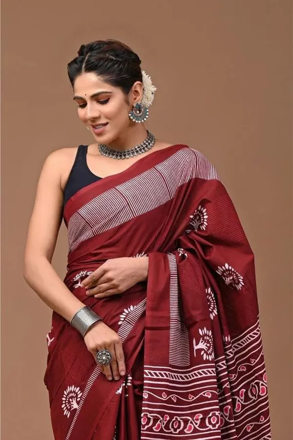 Cotton_Block_Prints_Saree_For_Women