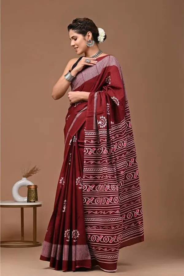 Cotton_Block_Prints_Saree_For_Women