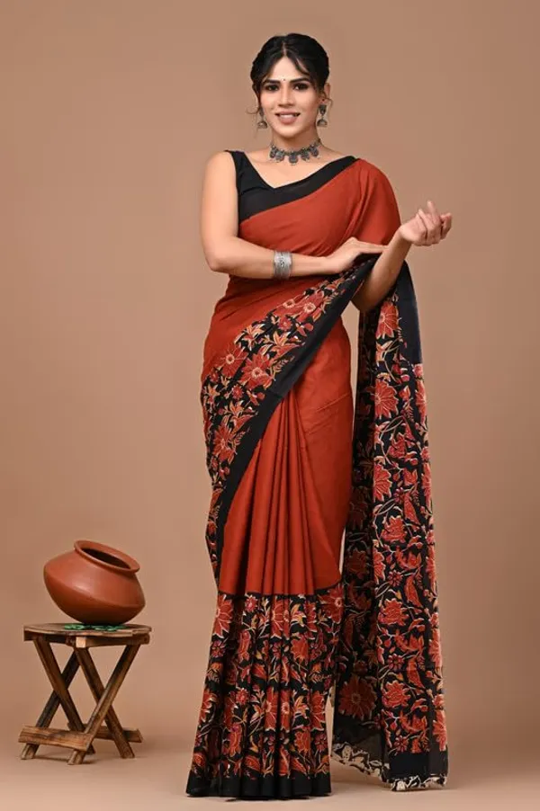 Cotton_Block_Prints_Saree_For_Women