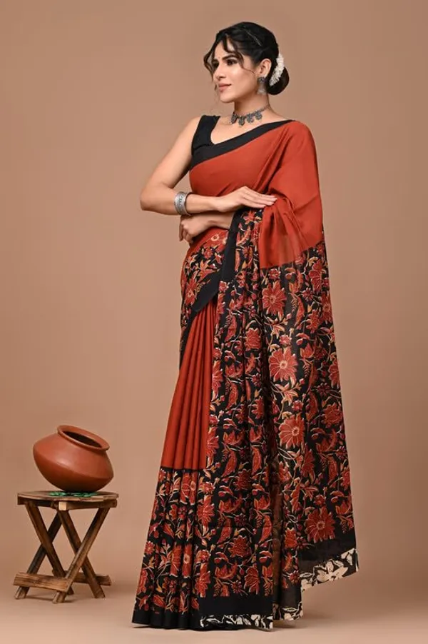 Cotton_Block_Prints_Saree_For_Women