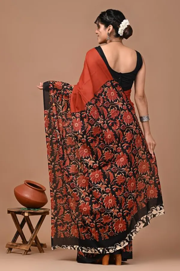 Cotton_Block_Prints_Saree_For_Women