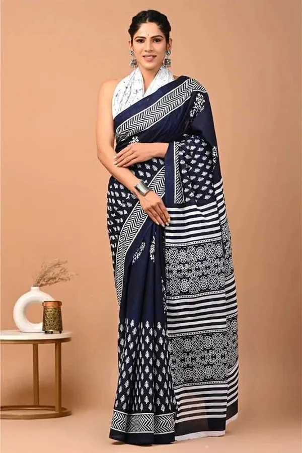 Cotton_Block_Prints_Saree_For_Women