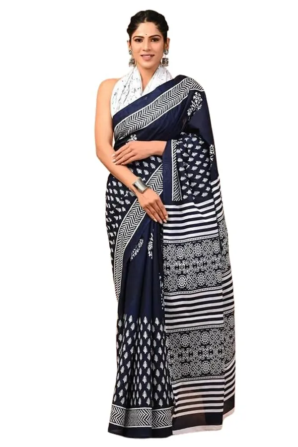 Cotton_Block_Prints_Saree_For_Women