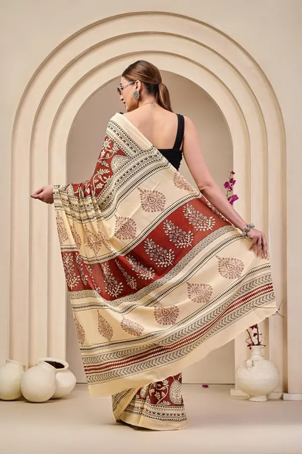 Cotton_Ajrak_Saree_For_Women