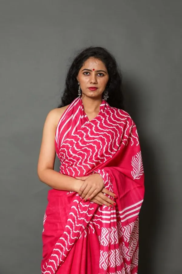 Pink_Cotton_Block_Prints_Saree_For_Women