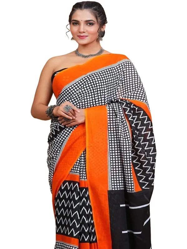 Cotton_Block_Prints_Saree_For_Women