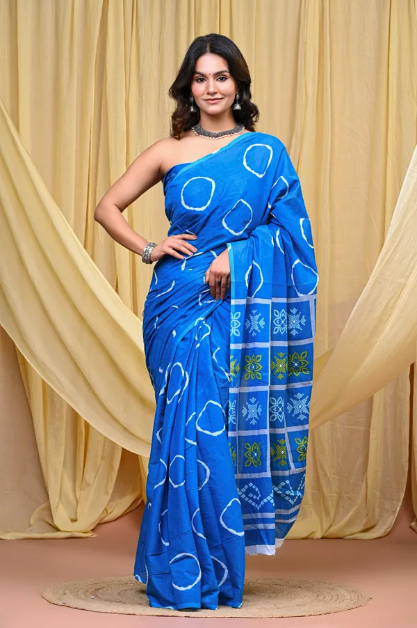 Sky_Blue_Mulmul_Cotton_Saree_for_Women_With_Blouse_Piece_|_Soft_Cotton_Sari_for_Women_(Shibori)