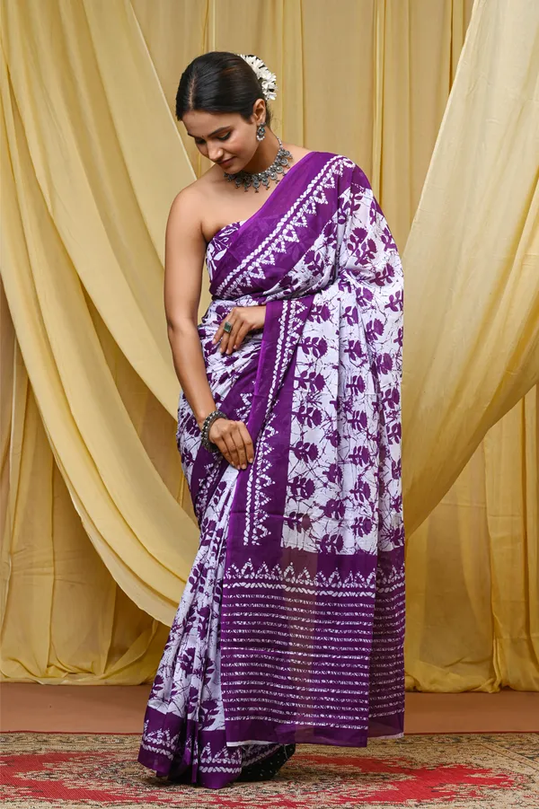 Purple_Mulmul_Cotton_Saree_for_Women_With_Blouse_Piece_|_Soft_Cotton_Sari_for_Women_(Flower)
