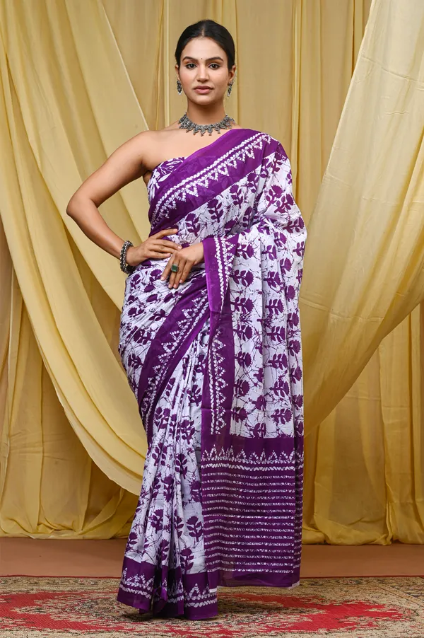 Purple_Mulmul_Cotton_Saree_for_Women_With_Blouse_Piece_|_Soft_Cotton_Sari_for_Women_(Flower)