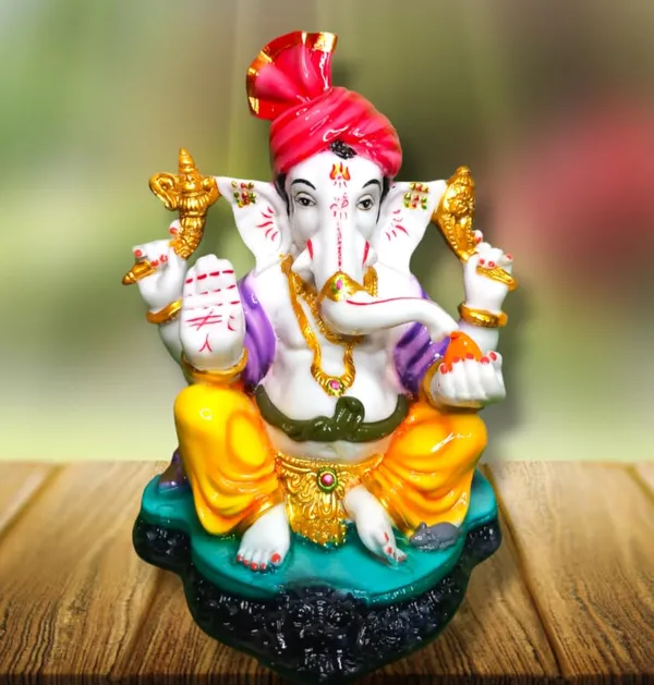 Shree_Ganesh_Divine_Marble_Idol__|_For_Home_&_Decor