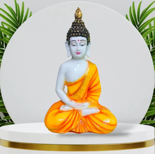 Zen_Calm_Orange_Buddha_|_For_Home_&_Decor