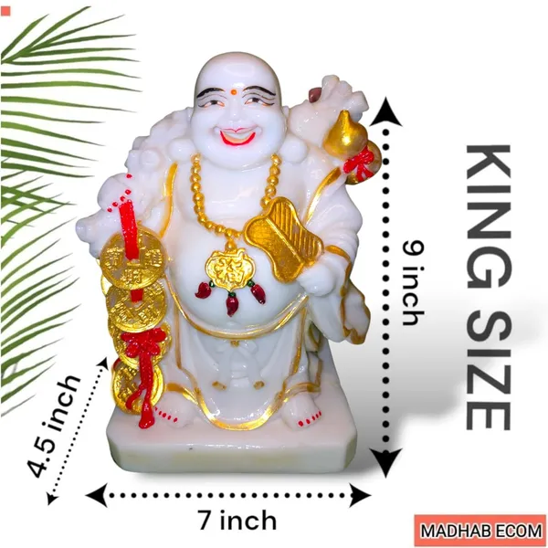 White_Happy_Vibes_Laughing_Buddha_Idol_|_For_Home_&_Decor