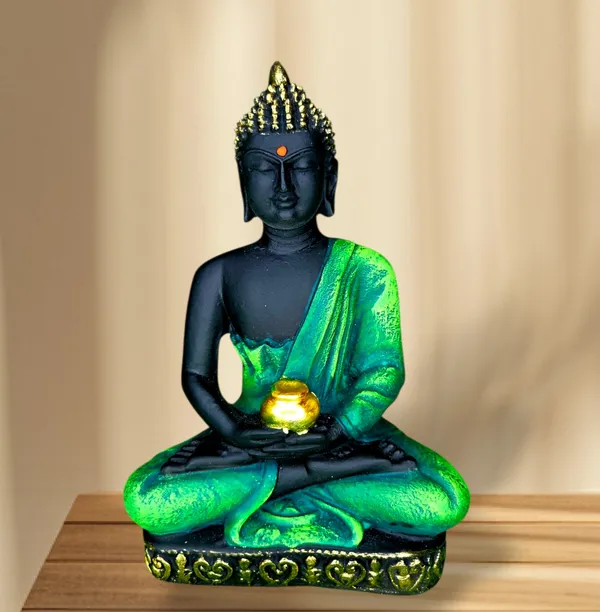 Divine_Calm_Green_Buddha_Idol_|_Home_&_Living
